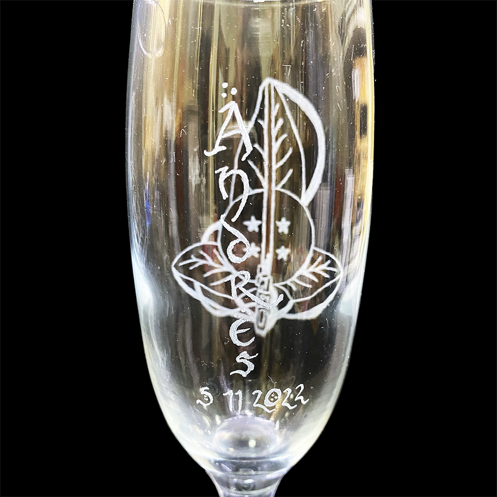 Copa de chámpan personalizada - Imagen 7