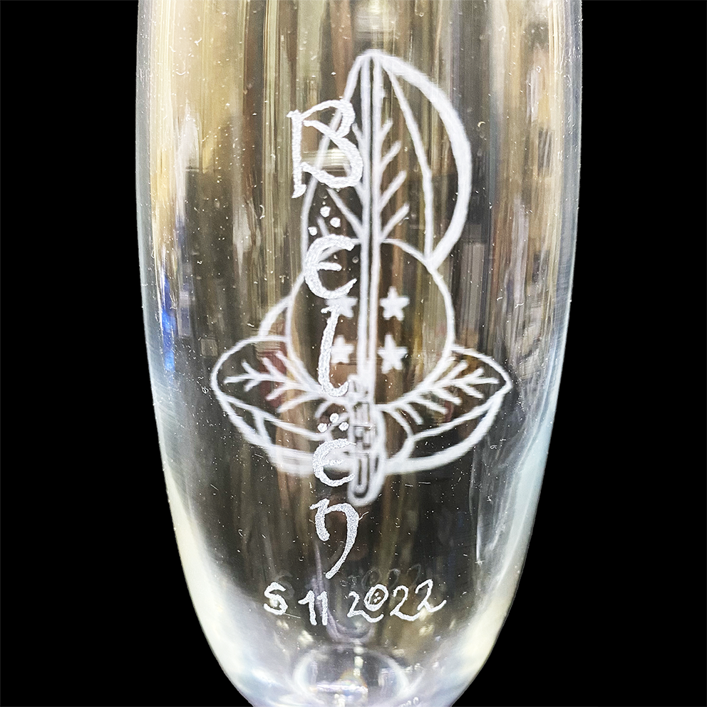 Copa de chámpan personalizada - Imagen 6