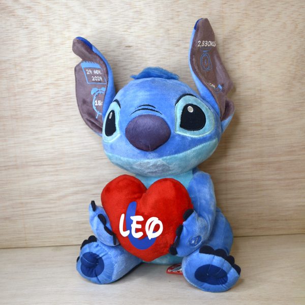 Peluches de nacimiento - Stitch con corazón - Imagen 2
