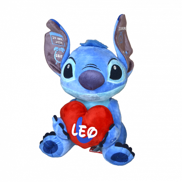 Peluches de nacimiento - Stitch con corazón