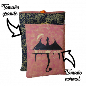 Saco de libro grande reversible - ejemplos personalizados