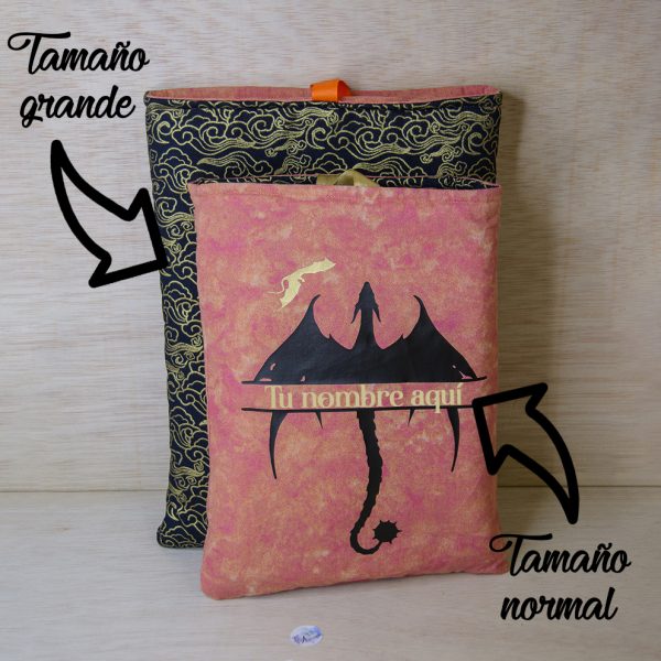 Saco de libro grande reversible - ejemplos personalizados - Imagen 2